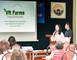 Bà Đặng Thu Yến chia sẻ tại toạ đàm