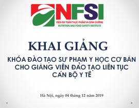 Đào tạo lớp Sư phạm Y học